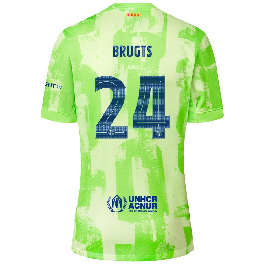 Kandiny Hombre Camiseta Esmee Brugts #24 Lima Equipación Tercera 2024/25 La Camisa Chile