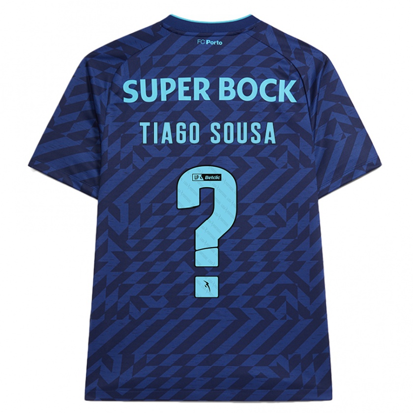 Kandiny Hombre Camiseta Tiago Sousa #0 Azul Marino Equipación Tercera 2024/25 La Camisa Chile