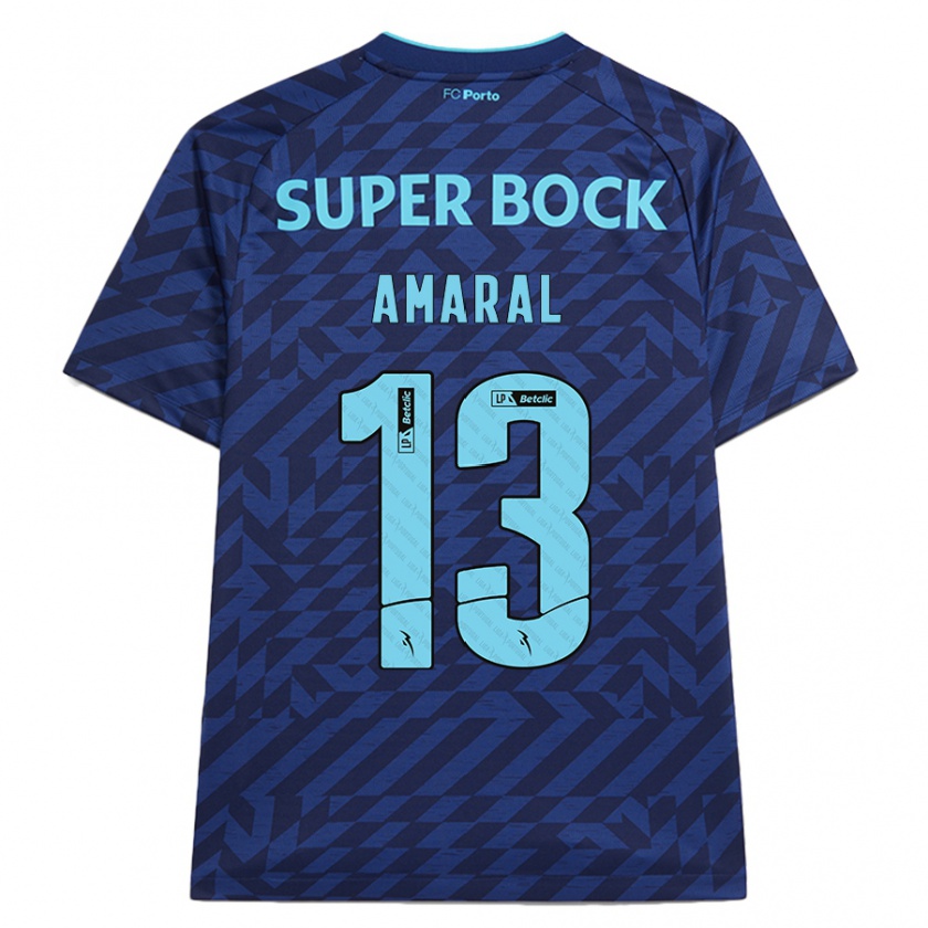 Kandiny Hombre Camiseta Fábio Amaral #13 Azul Marino Equipación Tercera 2024/25 La Camisa Chile