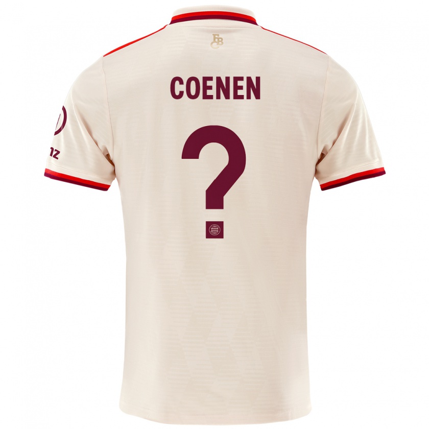 Kandiny Hombre Camiseta Alexander Coenen #0 Lino Equipación Tercera 2024/25 La Camisa Chile