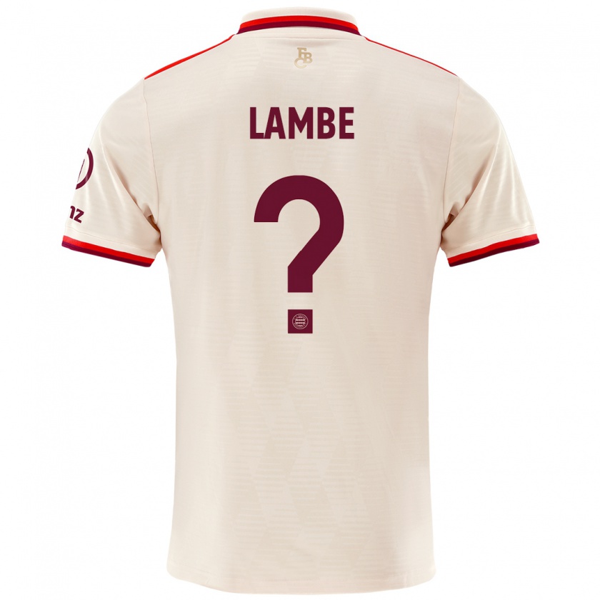 Kandiny Hombre Camiseta Allen Lambe #0 Lino Equipación Tercera 2024/25 La Camisa Chile