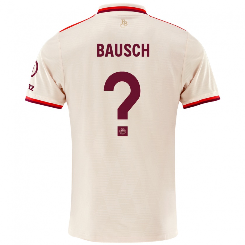 Kandiny Hombre Camiseta David Bausch #0 Lino Equipación Tercera 2024/25 La Camisa Chile