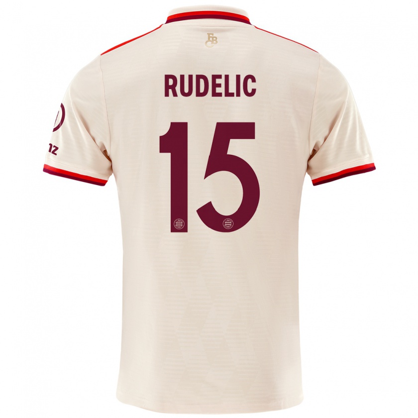 Kandiny Hombre Camiseta Ivana Rudelic #15 Lino Equipación Tercera 2024/25 La Camisa Chile