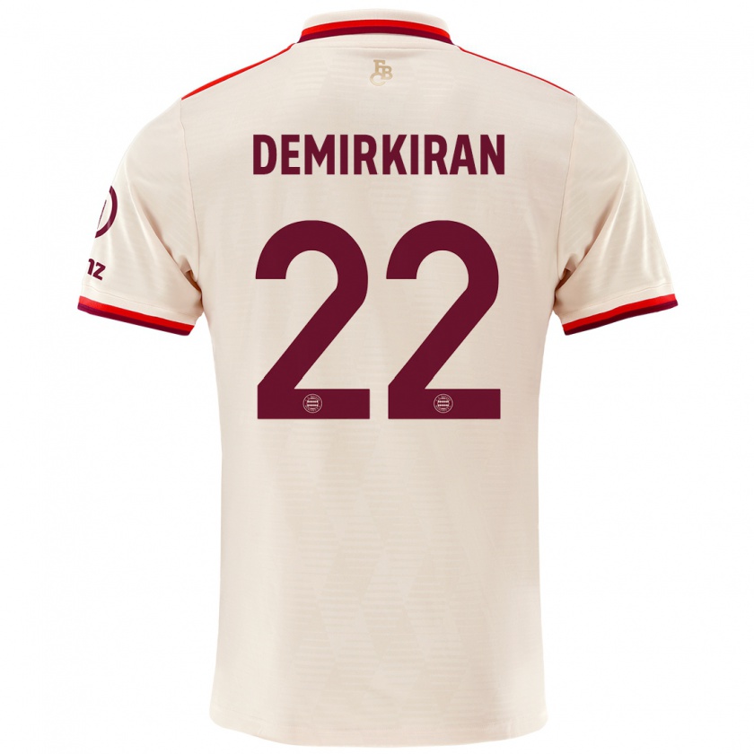 Kandiny Hombre Camiseta Ediz Demirkiran #22 Lino Equipación Tercera 2024/25 La Camisa Chile