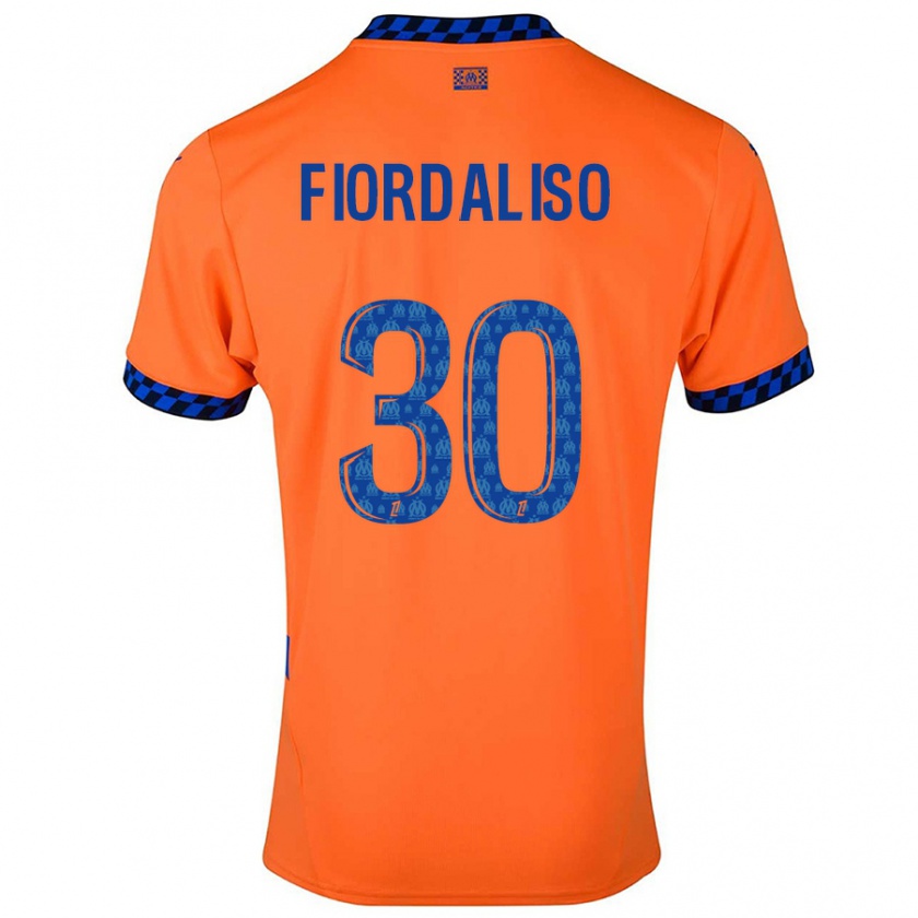 Kandiny Hombre Camiseta Thelma Fiordaliso #30 Naranja Azul Oscuro Equipación Tercera 2024/25 La Camisa Chile