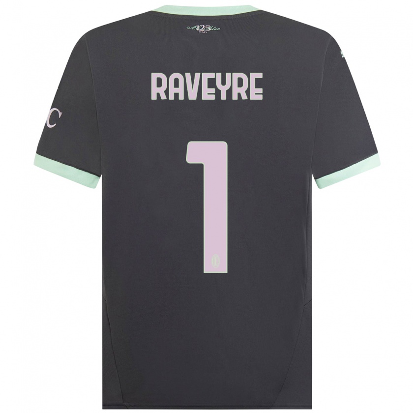 Kandiny Hombre Camiseta Noah Raveyre #1 Gris Equipación Tercera 2024/25 La Camisa Chile