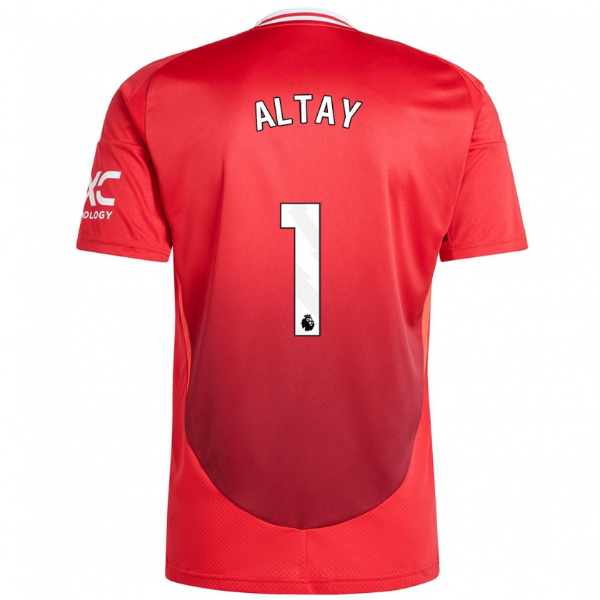 Kandiny Mujer Camiseta Altay Bayındır #1 Rojo Brillante 1ª Equipación 2024/25 La Camisa Chile