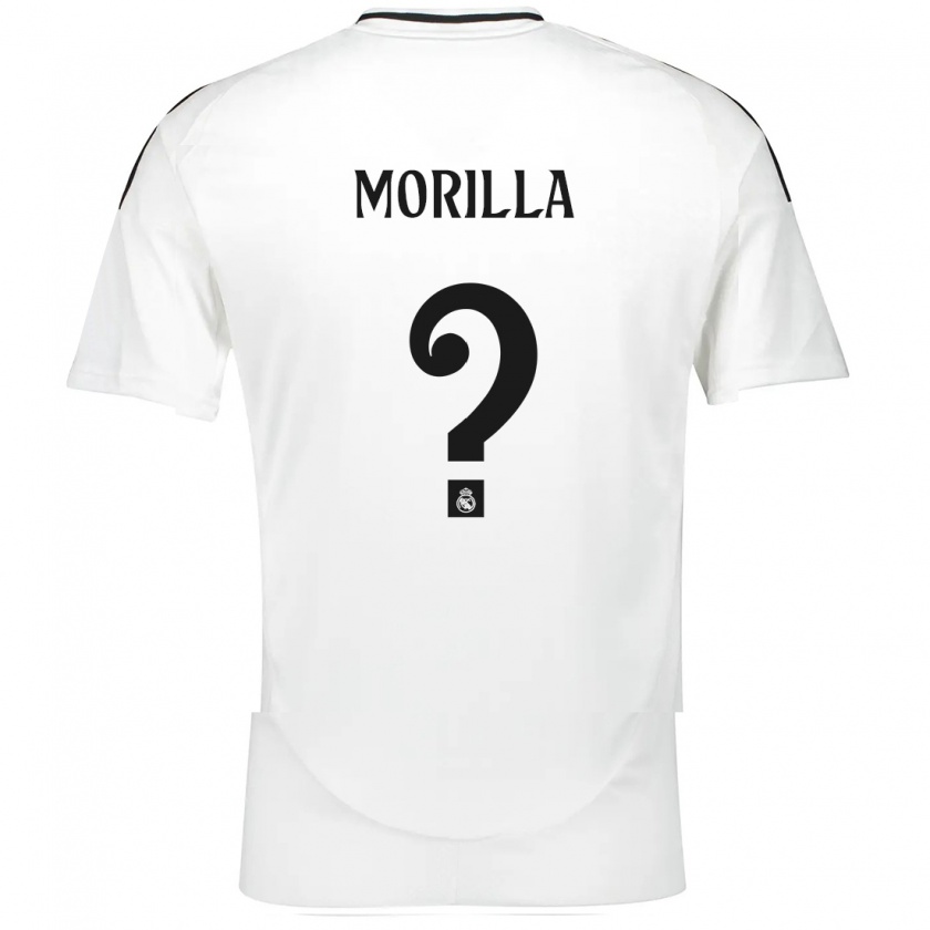 Kandiny Mujer Camiseta Jairo Morilla #0 Blanco 1ª Equipación 2024/25 La Camisa Chile