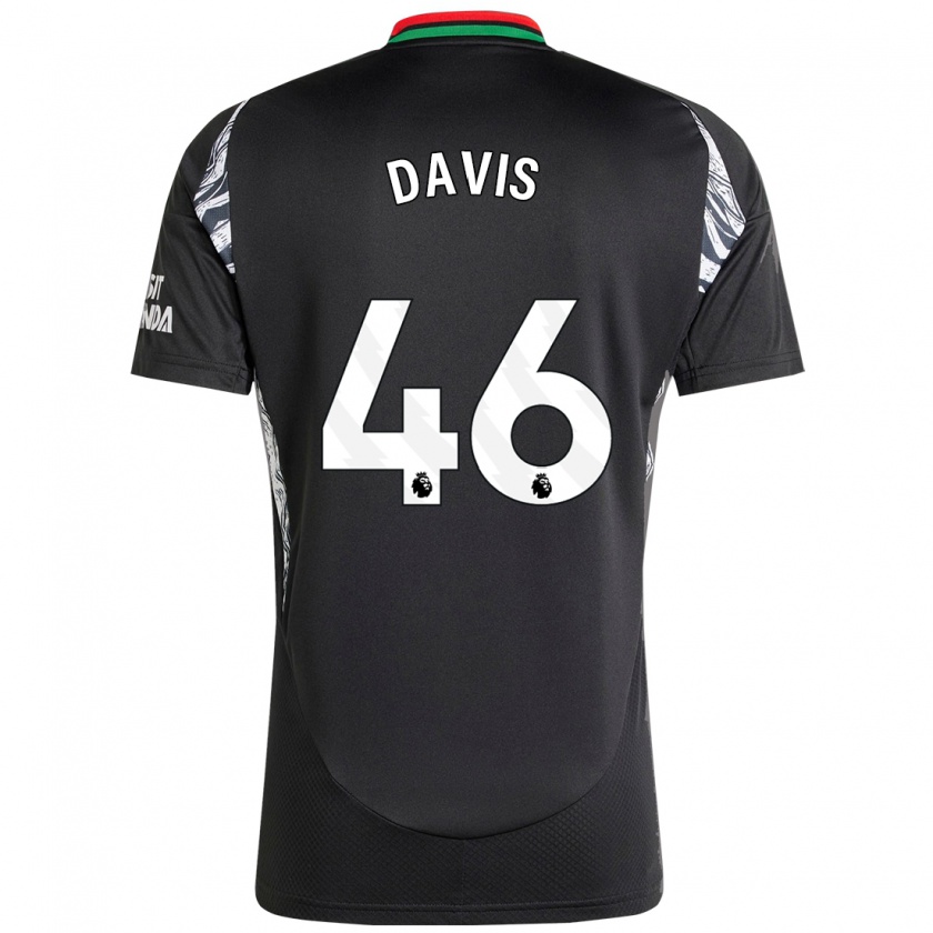 Kandiny Mujer Camiseta Timi Davis #46 Negro 2ª Equipación 2024/25 La Camisa Chile