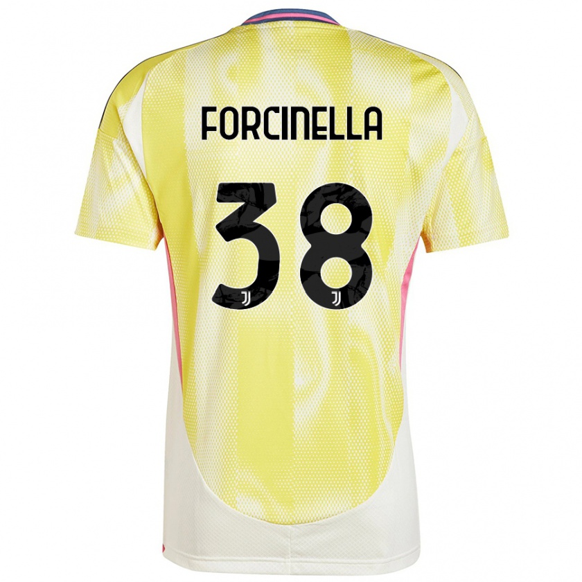 Kandiny Mujer Camiseta Camilla Forcinella #38 Amarillo Solar 2ª Equipación 2024/25 La Camisa Chile