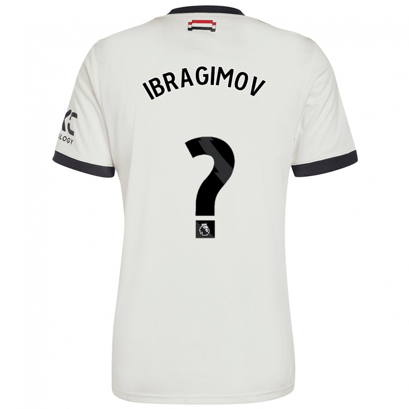 Kandiny Mujer Camiseta Amir Ibragimov #0 Blanquecino Equipación Tercera 2024/25 La Camisa Chile