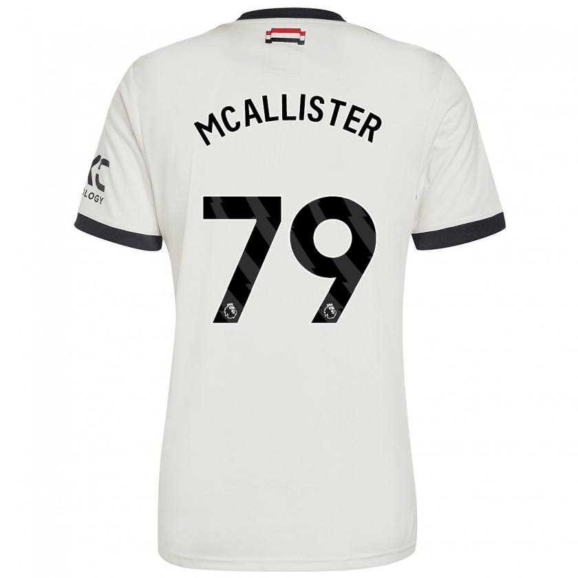 Kandiny Mujer Camiseta Finley Mcallister #79 Blanquecino Equipación Tercera 2024/25 La Camisa Chile