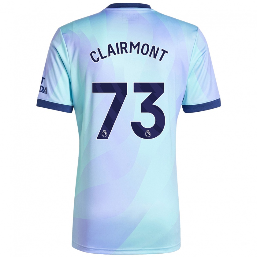 Kandiny Mujer Camiseta Reece Clairmont #73 Agua Equipación Tercera 2024/25 La Camisa Chile