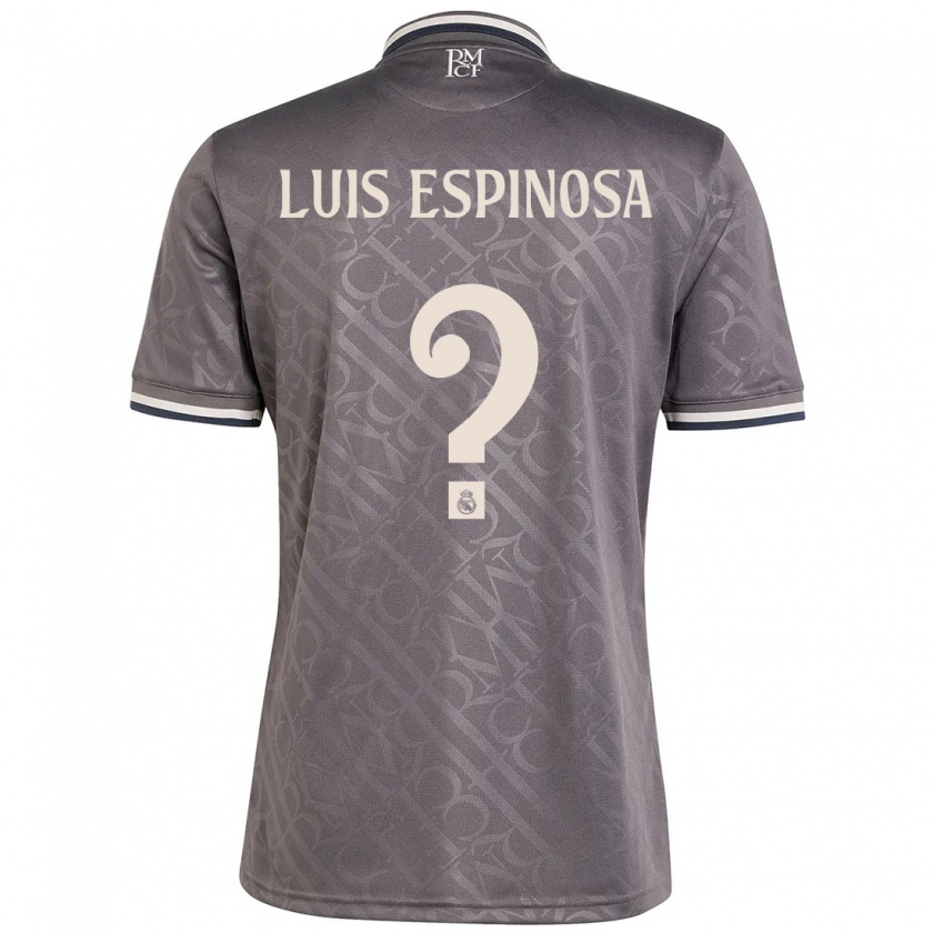 Kandiny Mujer Camiseta José Luis Espinosa #0 Carbón Equipación Tercera 2024/25 La Camisa Chile