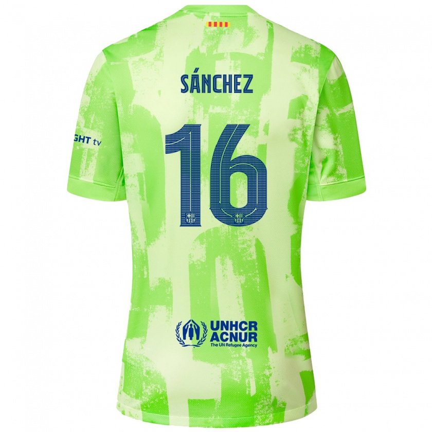 Kandiny Mujer Camiseta Edu Sánchez #16 Lima Equipación Tercera 2024/25 La Camisa Chile