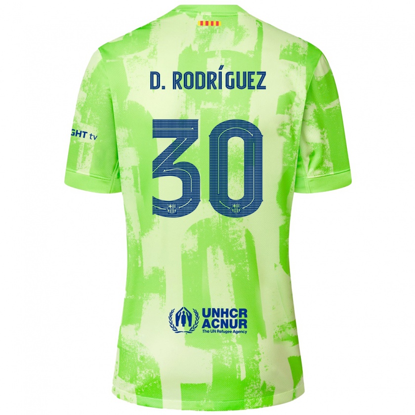 Kandiny Mujer Camiseta Dani Rodríguez #30 Lima Equipación Tercera 2024/25 La Camisa Chile