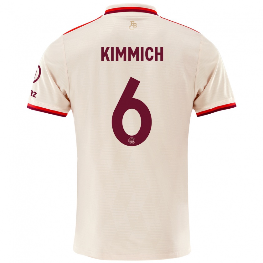 Kandiny Mujer Camiseta Joshua Kimmich #6 Lino Equipación Tercera 2024/25 La Camisa Chile