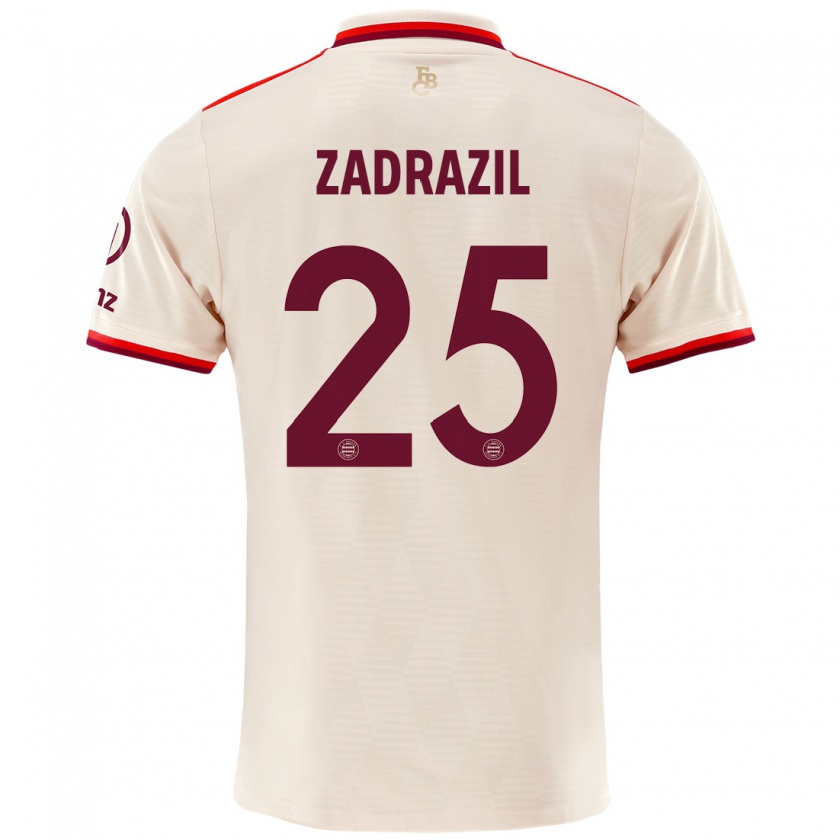 Kandiny Mujer Camiseta Sarah Zadrazil #25 Lino Equipación Tercera 2024/25 La Camisa Chile