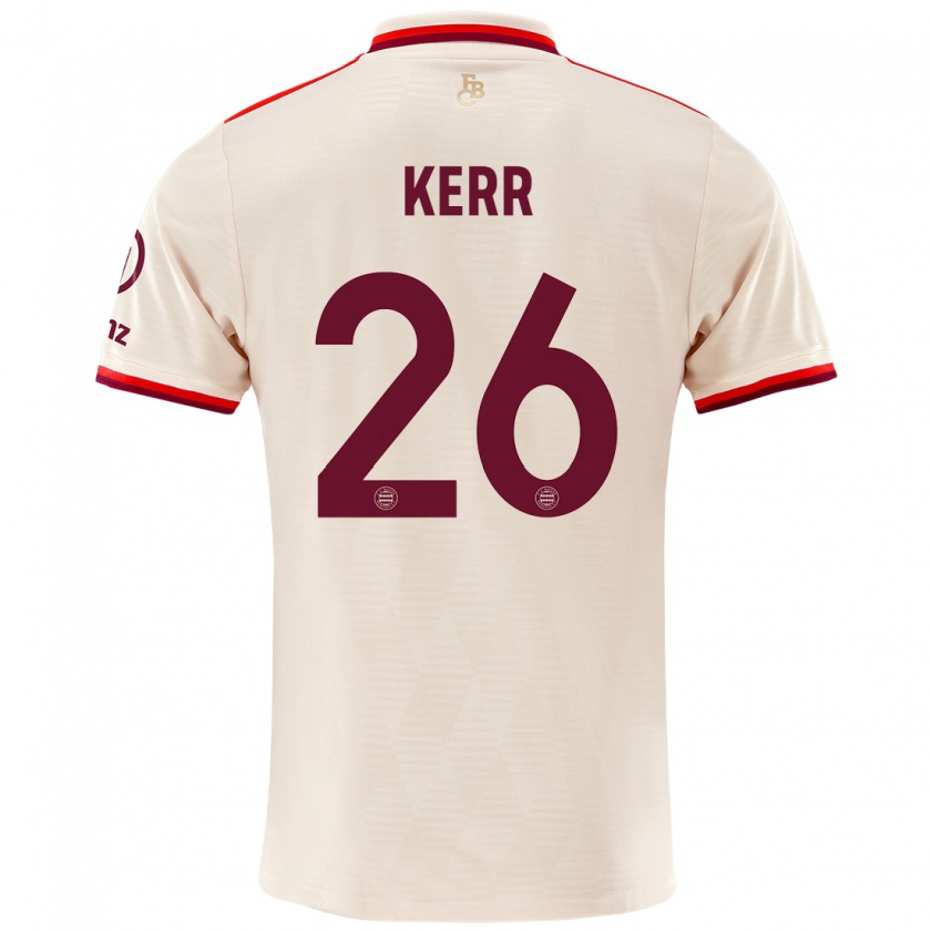 Kandiny Mujer Camiseta Samantha Kerr #26 Lino Equipación Tercera 2024/25 La Camisa Chile