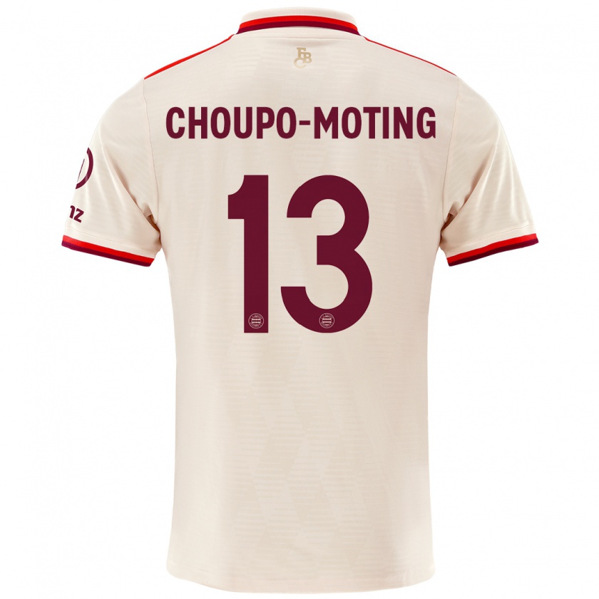 Kandiny Mujer Camiseta Eric Maxim Choupo-Moting #13 Lino Equipación Tercera 2024/25 La Camisa Chile