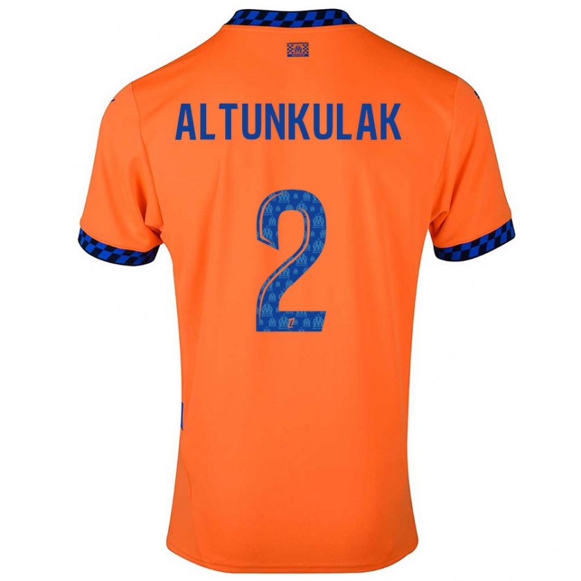 Kandiny Mujer Camiseta Selen Altunkulak #2 Naranja Azul Oscuro Equipación Tercera 2024/25 La Camisa Chile