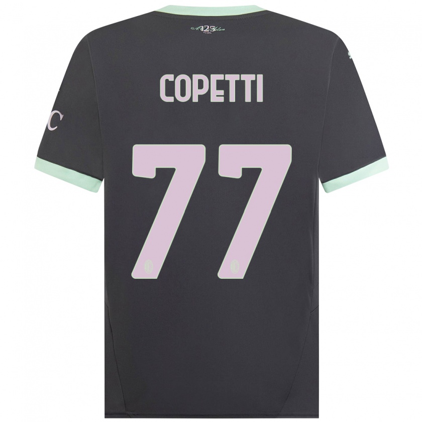 Kandiny Mujer Camiseta Matilde Copetti #77 Gris Equipación Tercera 2024/25 La Camisa Chile