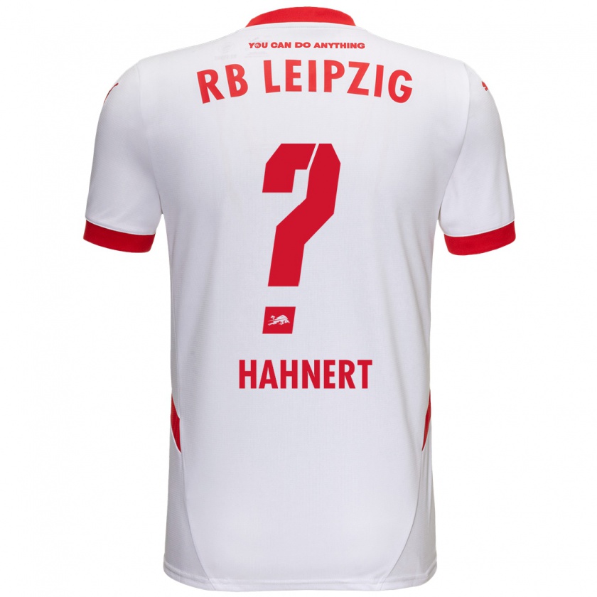 Kandiny Niño Camiseta Ole Hähnert #0 Blanco Rojo 1ª Equipación 2024/25 La Camisa Chile