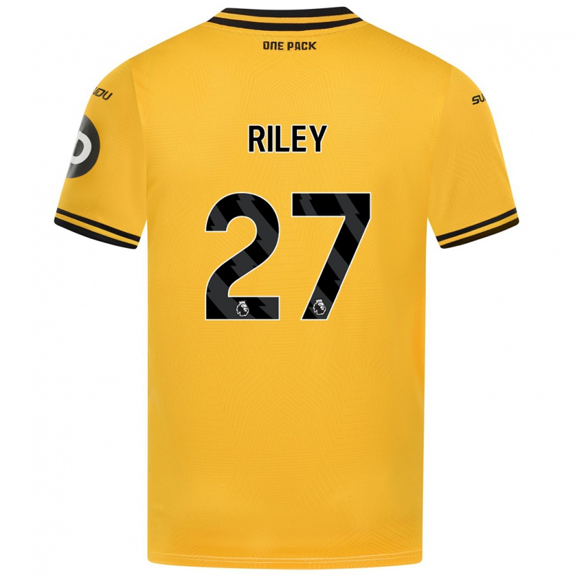 Kandiny Niño Camiseta Lauren Riley #27 Amarillo 1ª Equipación 2024/25 La Camisa Chile