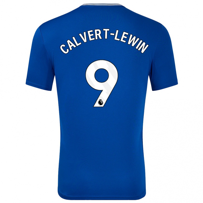 Kandiny Niño Camiseta Dominic Calvert-Lewin #9 Azul Con 1ª Equipación 2024/25 La Camisa Chile