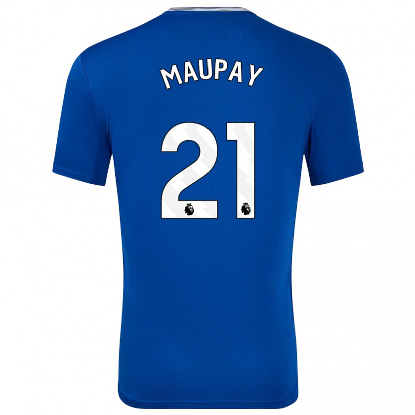 Kandiny Niño Camiseta Neal Maupay #21 Azul Con 1ª Equipación 2024/25 La Camisa Chile