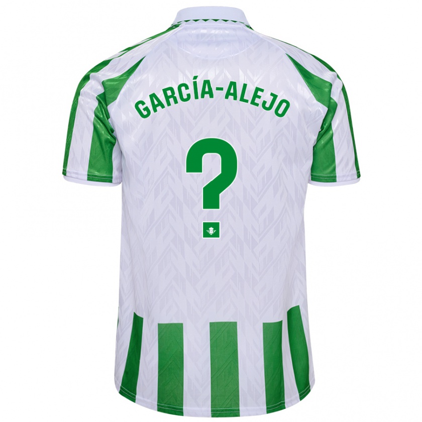 Kandiny Niño Camiseta Raúl García-Alejo #0 Verde Rayas Blancas 1ª Equipación 2024/25 La Camisa Chile