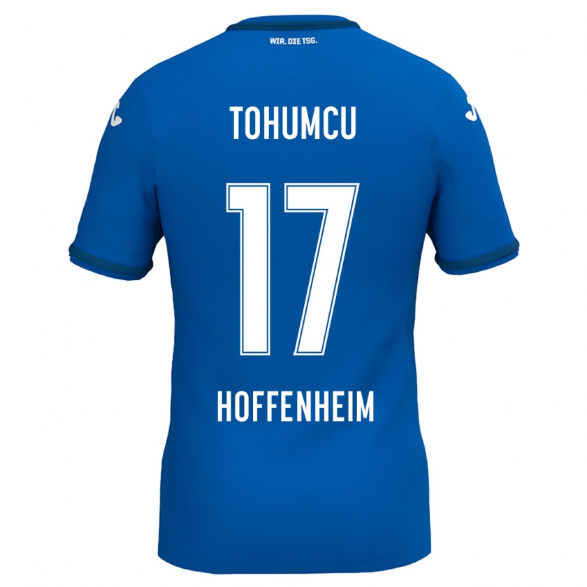 Kandiny Niño Camiseta Umut Tohumcu #17 Azul Real 1ª Equipación 2024/25 La Camisa Chile