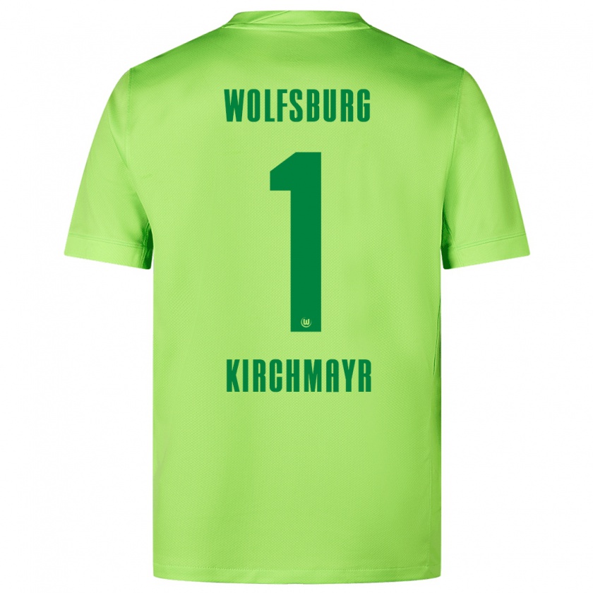 Kandiny Niño Camiseta Juri Kirchmayr #1 Verde Fluorescente 1ª Equipación 2024/25 La Camisa Chile