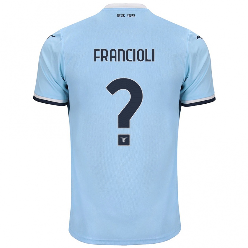 Kandiny Niño Camiseta Diego Francioli #0 Azul 1ª Equipación 2024/25 La Camisa Chile