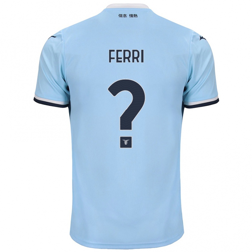 Kandiny Niño Camiseta Mattia Ferri #0 Azul 1ª Equipación 2024/25 La Camisa Chile