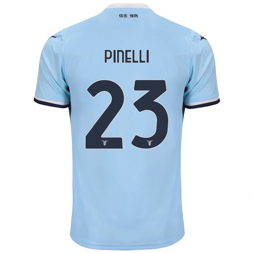 Kandiny Niño Camiseta Pietro Pinelli #23 Azul 1ª Equipación 2024/25 La Camisa Chile