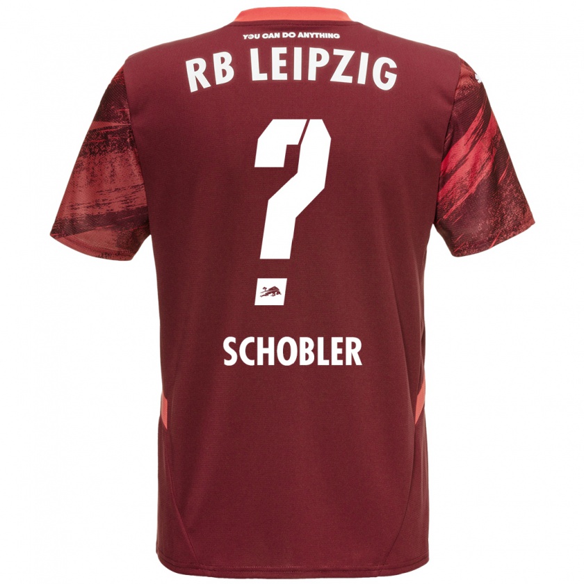 Kandiny Niño Camiseta Laurin Schößler #0 Borgoña 2ª Equipación 2024/25 La Camisa Chile