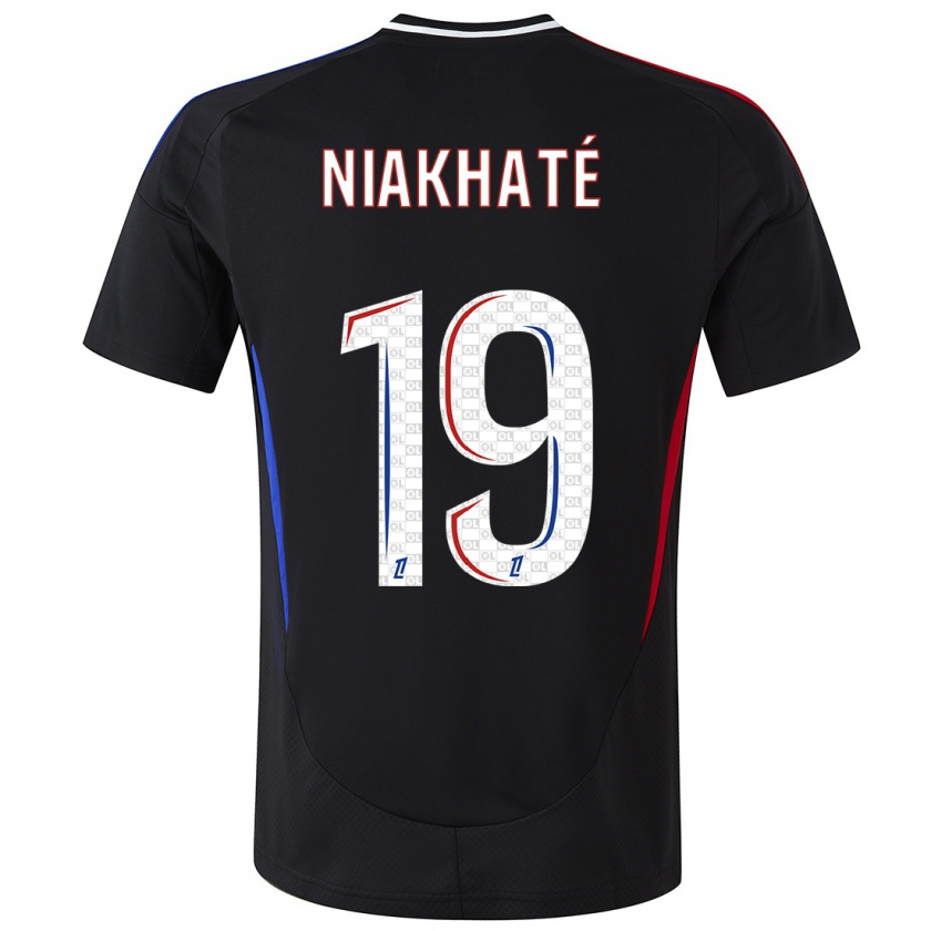 Kandiny Niño Camiseta Moussa Niakhaté #19 Negro 2ª Equipación 2024/25 La Camisa Chile