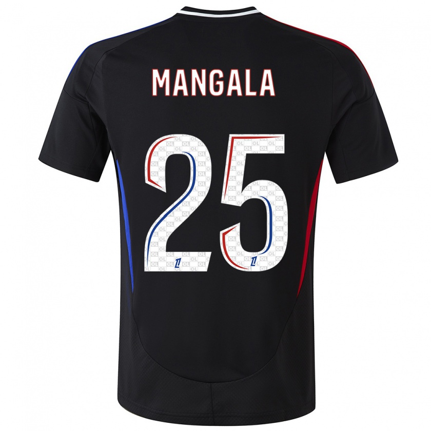 Kandiny Niño Camiseta Orel Mangala #25 Negro 2ª Equipación 2024/25 La Camisa Chile