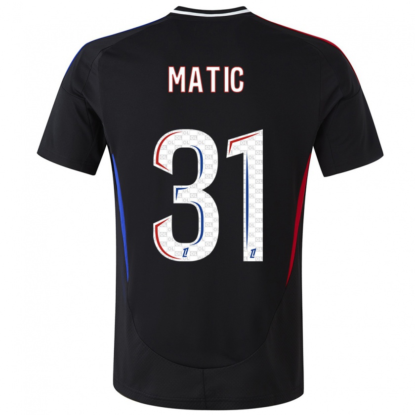 Kandiny Niño Camiseta Nemanja Matic #31 Negro 2ª Equipación 2024/25 La Camisa Chile