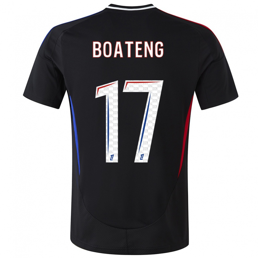 Kandiny Niño Camiseta Jerome Boateng #17 Negro 2ª Equipación 2024/25 La Camisa Chile