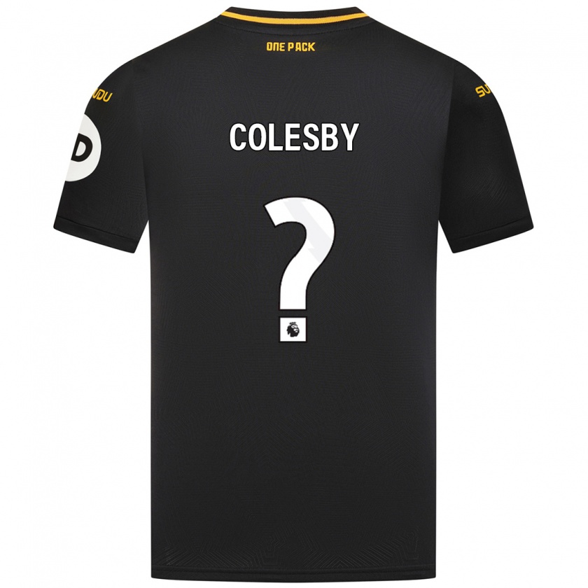 Kandiny Niño Camiseta Ryan Colesby #0 Negro 2ª Equipación 2024/25 La Camisa Chile