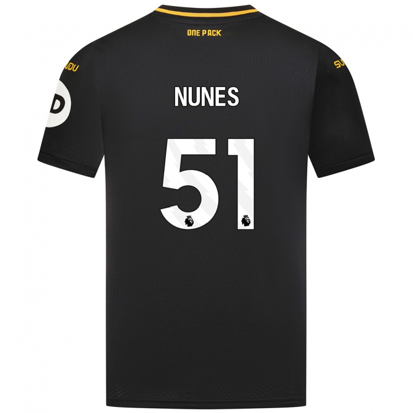 Kandiny Niño Camiseta Grazi Nunes #51 Negro 2ª Equipación 2024/25 La Camisa Chile