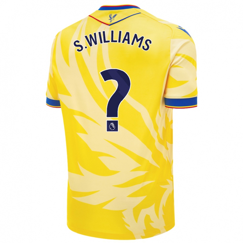 Kandiny Niño Camiseta Seb Williams #0 Amarillo 2ª Equipación 2024/25 La Camisa Chile