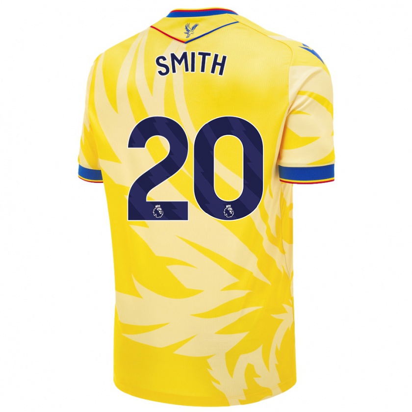 Kandiny Niño Camiseta Hope Smith #20 Amarillo 2ª Equipación 2024/25 La Camisa Chile