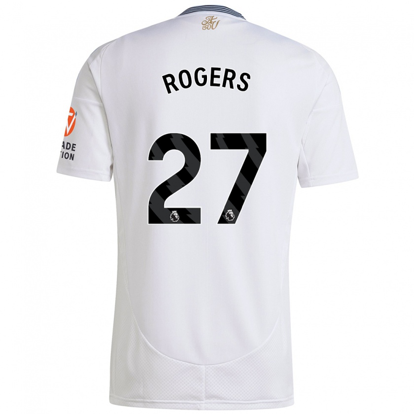 Kandiny Niño Camiseta Morgan Rogers #27 Blanco 2ª Equipación 2024/25 La Camisa Chile