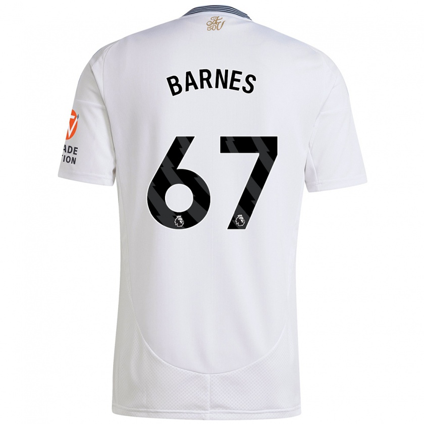 Kandiny Niño Camiseta Mikell Barnes #67 Blanco 2ª Equipación 2024/25 La Camisa Chile