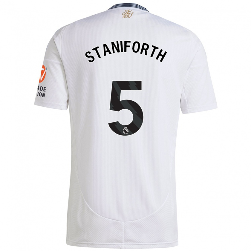 Kandiny Niño Camiseta Lucy Staniforth #5 Blanco 2ª Equipación 2024/25 La Camisa Chile