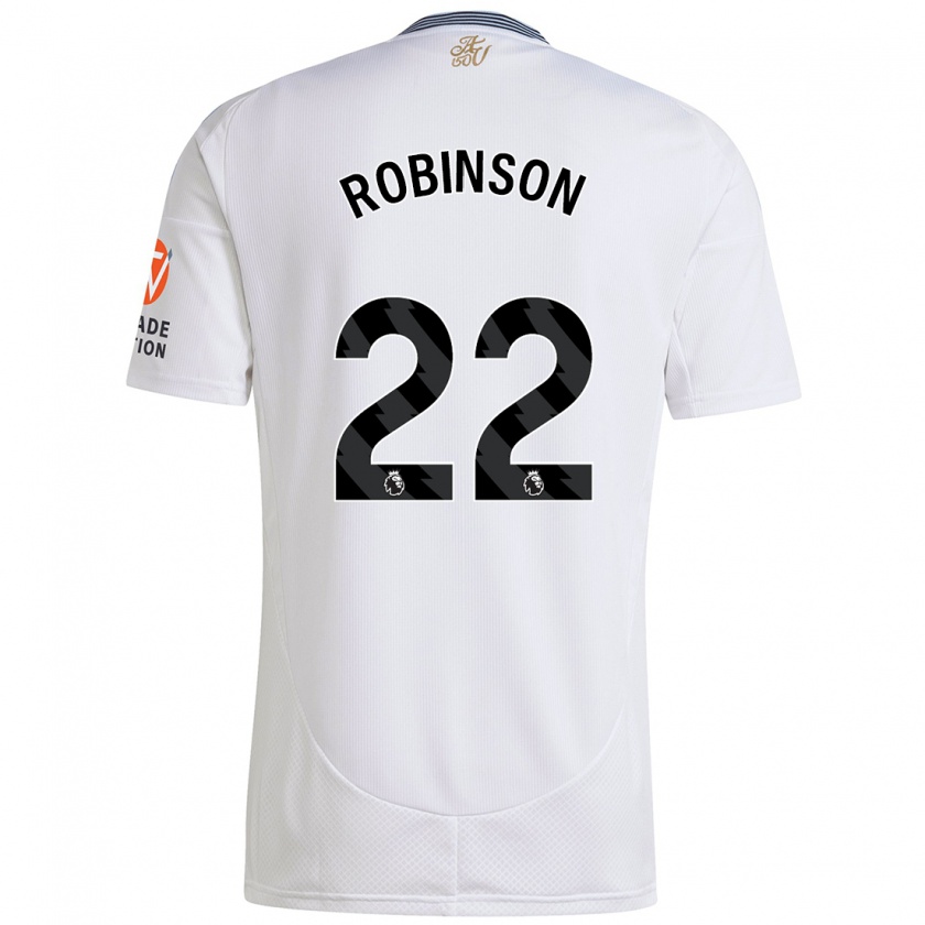 Kandiny Niño Camiseta Katie Robinson #22 Blanco 2ª Equipación 2024/25 La Camisa Chile