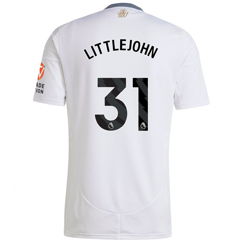 Kandiny Niño Camiseta Ruesha Littlejohn #31 Blanco 2ª Equipación 2024/25 La Camisa Chile